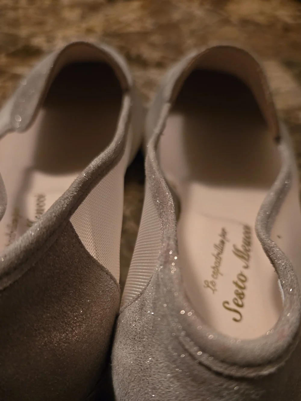 La Badia Gold Espadrilles Wedges. Women's Size 10M. Excellent Condition